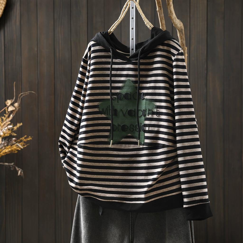 Dimanaf 2025 Übergröße Hoodie Herbst Einfarbig Hut Schwarz T-Shirt Damen Langarm Locker Oberteile Tees