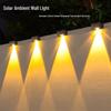 Waterproof Solar Wall Lamp for Garden, Courtyard, and Villa Décor