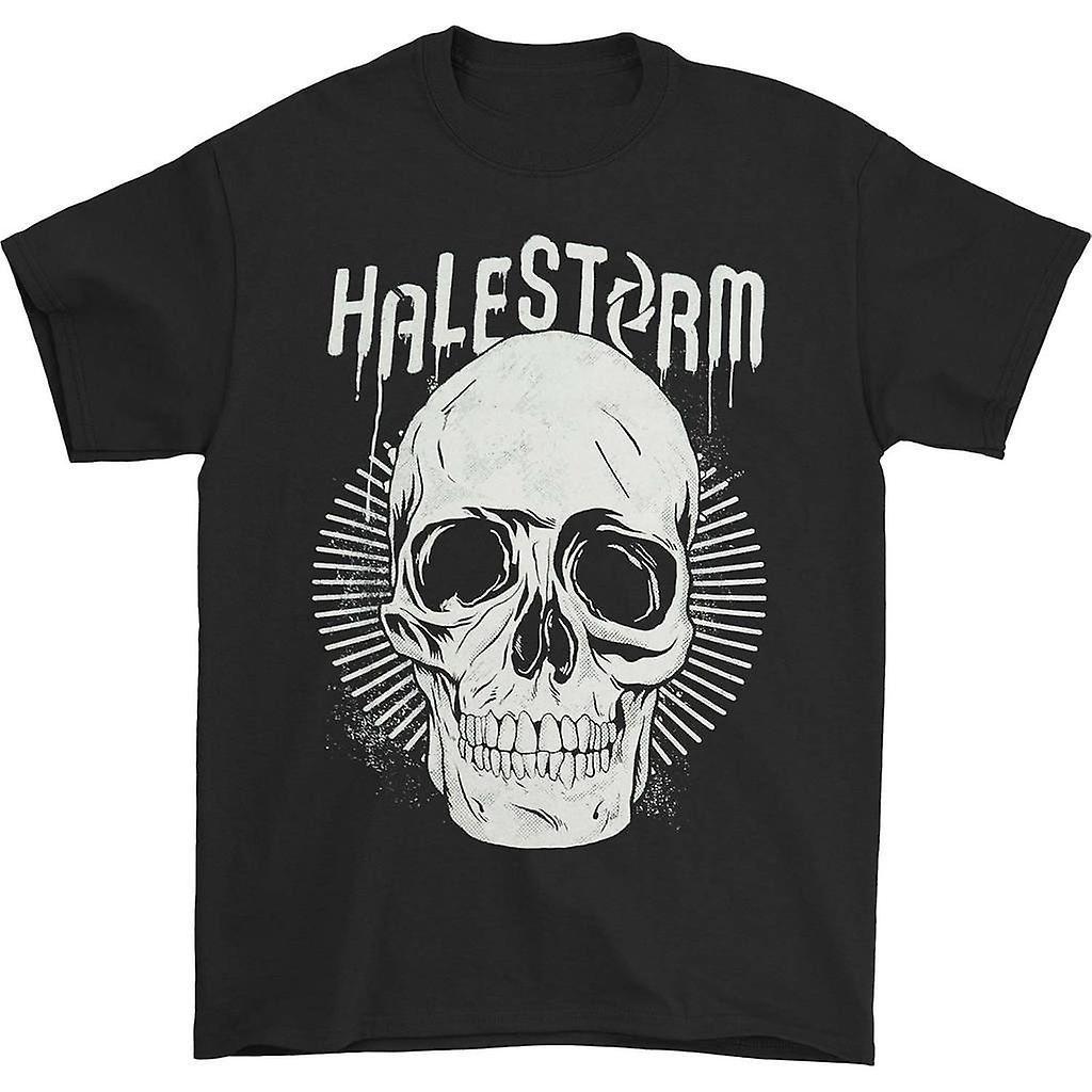 Rare! Halestorm Band Cotton Black All Size Men Women Unisex Shirt AG255 S