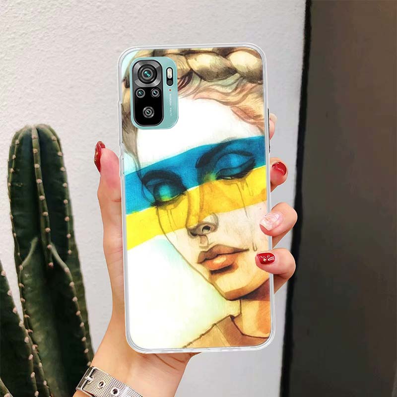 Ukraine Beautiful Art Girls For Xiaomi Poco X6 X3 Nfc X5 X4 F6 F5 Pro Phone Case F4 Gt F3 F2 F1 M5S M4 M3 M2 5G Fundas Coque X3