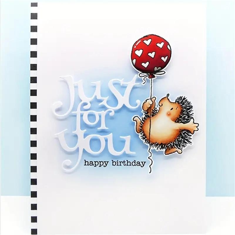 Metal Die Cuts Happy Birthday Card Embossing DIY Photo Album Template Mold Decor