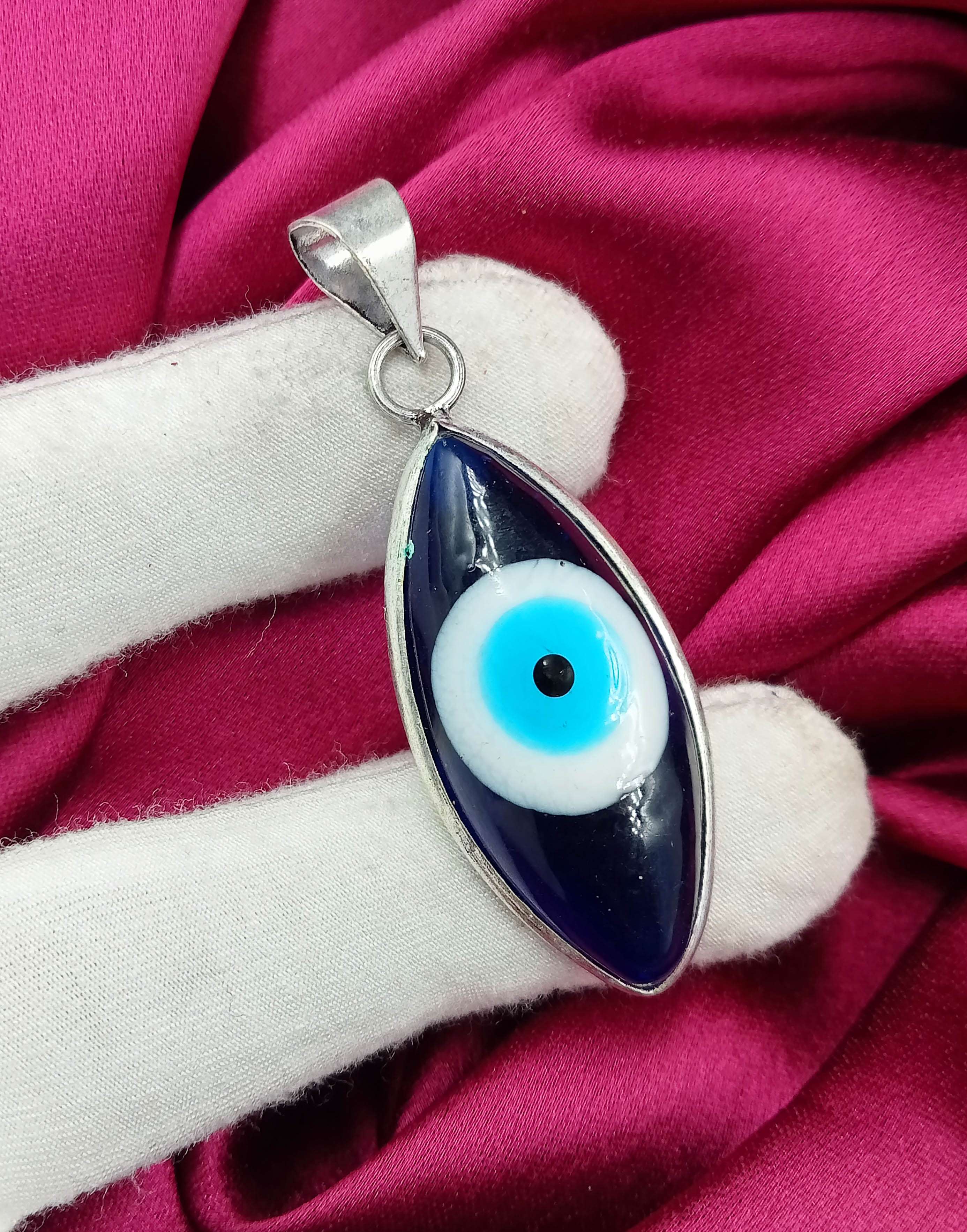 

Кулон с драгоценным камнем Evil Eye 925 пробы с серебряным покрытием DEP-324