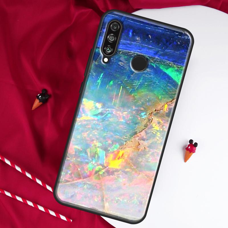 Agate Gem Crystals Marble Pattern For Huawei Nova 9 SE 10 5T Y90 Y70 Y60 Y61 Y91 Y72 12i 12s 11i P60 Pro P20 P30 P40 Lite Case