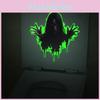 Halloween Light Green Ghost Pvc Wall Sticker Modern Minimalist Decoration Home