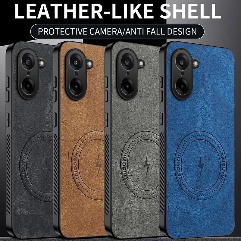For OnePlus Nord CE 5/Nord 5/Nord 3/1+ Nord5 Case Simple Stylish Magnetic Suction Luxury Leather Skin-friendly Anti-drop Cover