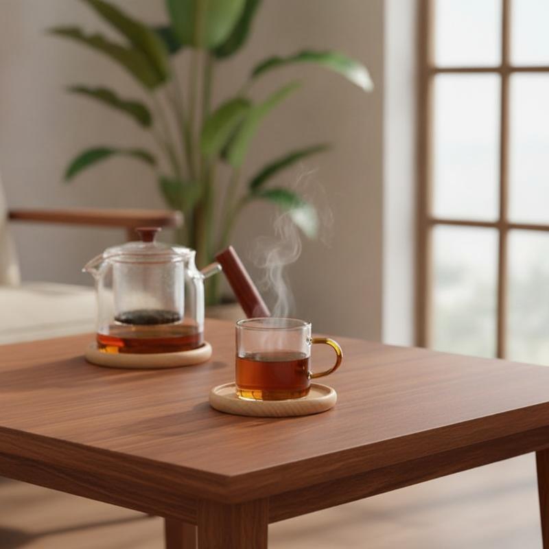 9Cm Durable Blank Wood Coasters Stand Mug Tea Coffee Cup Pad Heat Resistant Drink Mat Home Tableware Round Wood Mat Decor