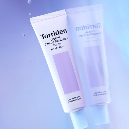 TORRIDEN DIVE-IN Purple Tone Up Sun Cream SPF 50+ PA++++ 60ml