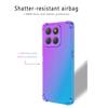 Rainbow Gradient Transparent Case For Honor 400 Smart 5G Four Corners Shockproof Soft Silicone Back Cover For Honor X7D 4G 5G