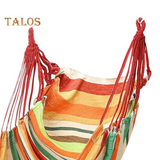 Hammock Chair Foldable Heavy Duty Lightweight Portable Handmade Cotton Weave Indoor Outdoor Garden Tree Hanging Swing Chair Seat
