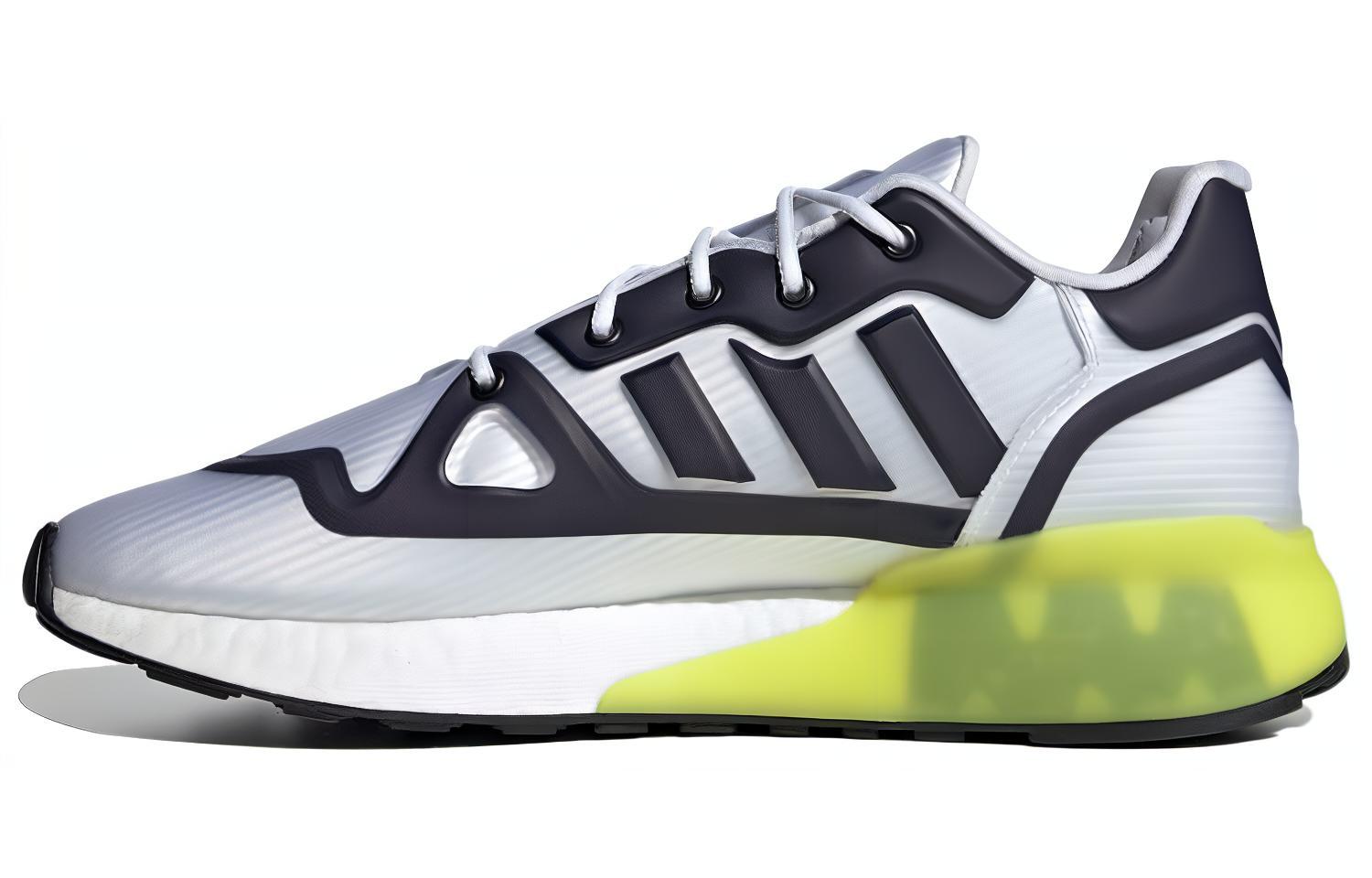 Zx 2K Adidas Originals Boost Futureshell White Acid Yellow G55509 38