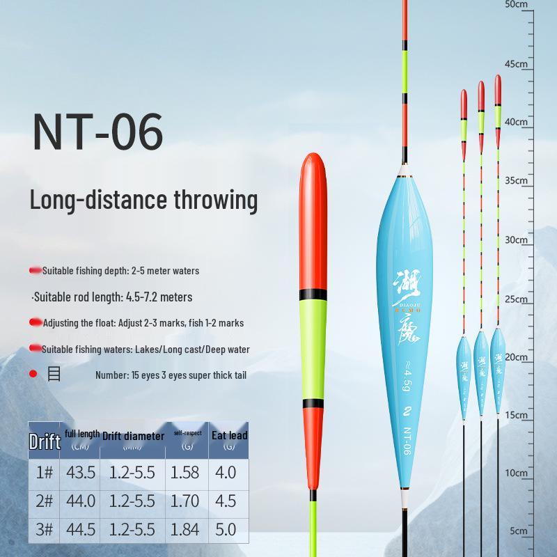 

Поплавок на толстолобика: Привлекательный, Высокочувствительный, Поплавок для пожилых с близорукостью для мелководья и крупной рыбы. Model 1