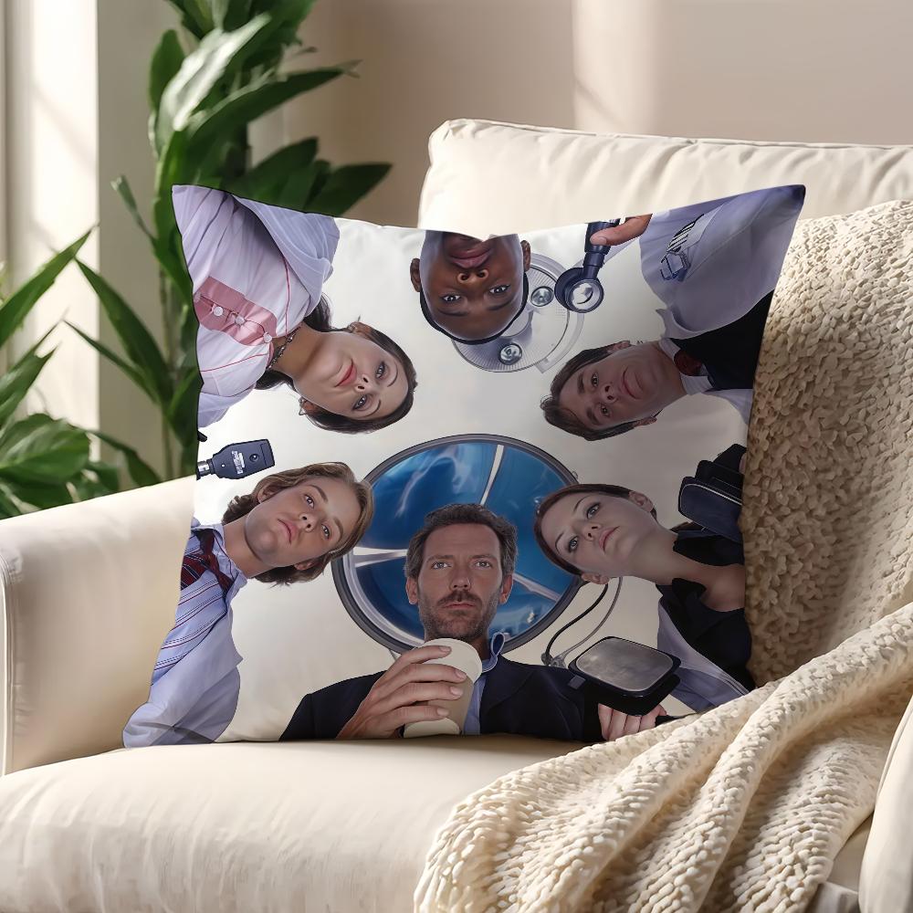 TV H-House M D Funny Cushion Cover Decoration Room Shop Car Best Home Office Coffee Pillow Sofa Printing Nordic Simplicity Hit
