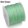 Corda di seta 45M/0,8MM trecciata in nylon per Fai da te per Forniture per la creazione di gioielli Nappe Perline Artigianato intrecciato Corda di nylon satinato CS003