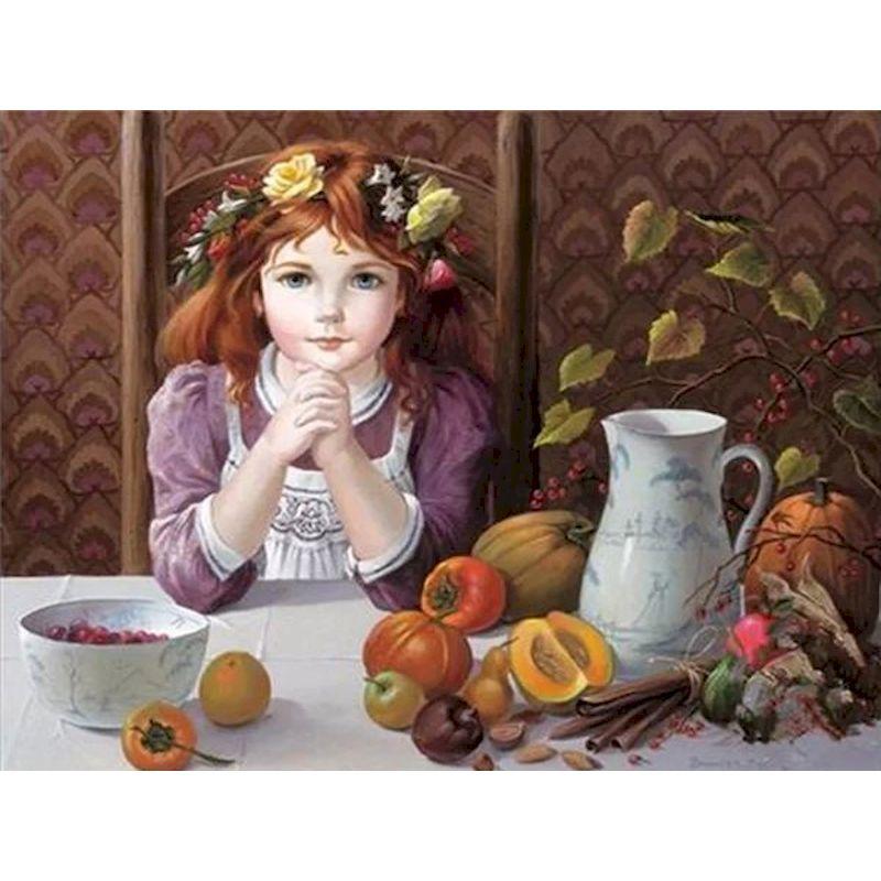 

GATYZTORY Oil Painting By Numbers Classical Girl Pictures By Numbers For Adults Canvas Painting Unique Gift Wall Art Paint Kit H 30x20cm no frame темные хаки