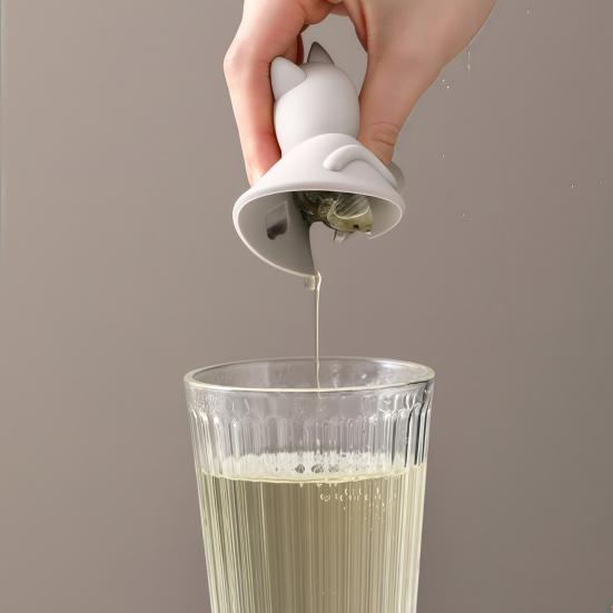 Silicone Cup Lid Cat Design Spill Proof Cup Cover with Tea Bag Slot Heat Resistant Non-Slip Microwave Safe Mug Cover for Coffee Tea Milk Cups