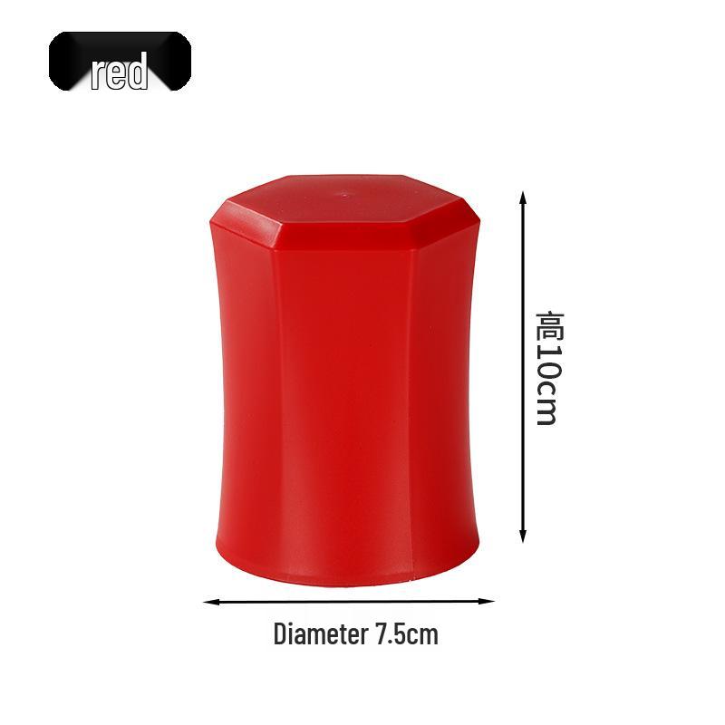 Thickened Frosted Hexagonal Dice Cup for Bar and Tavern Entertainment