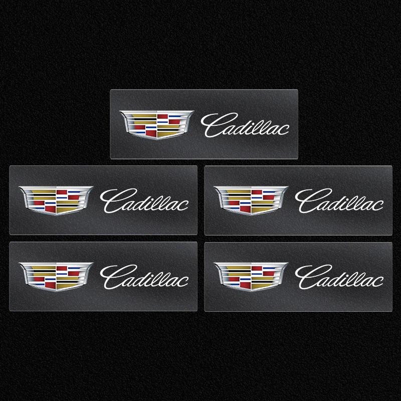 1/2/5/10Pcs Car Logo Car Door Handle Anti Scratches Stickers for Cadillac ATS BLS CT4 CT6 CTS ESCALADE STS XLR XT4 XT5 XTS SLS