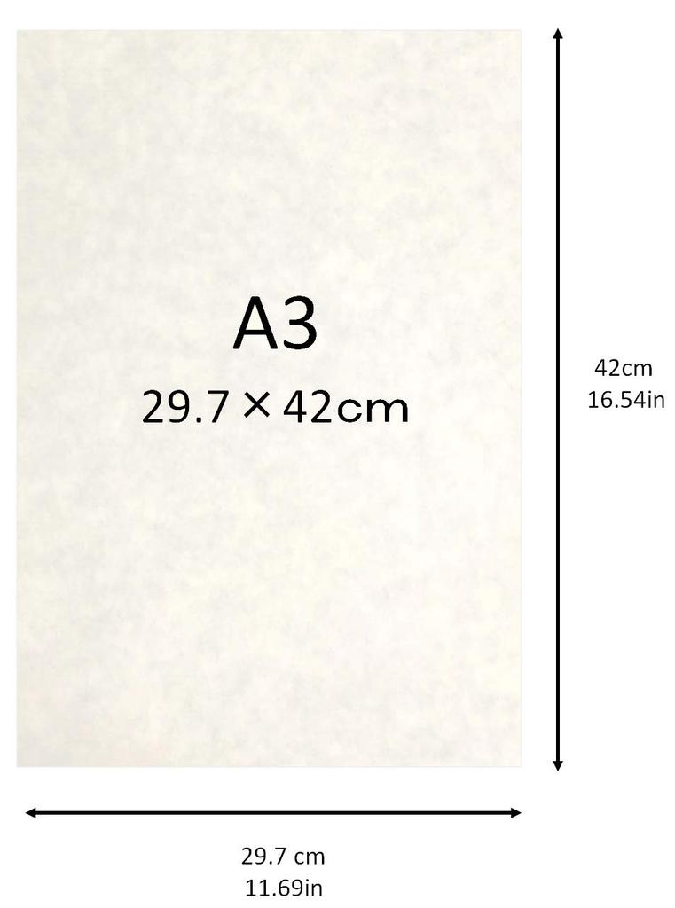 Washi Kawasumi OA Washi Unsui White A3 size 100 sheets