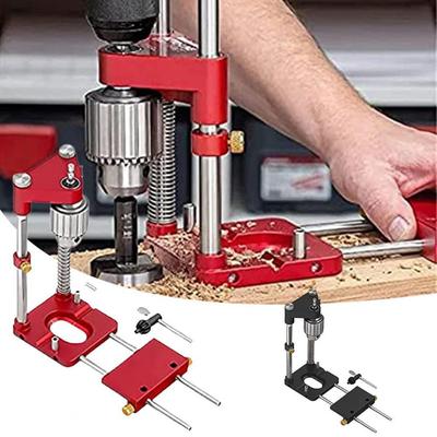 Professional Hinge Hole Drilling Guide Locator Kit for Woodworking DIY Projects Door Cabinets Hole Opener Template Hand Tools.