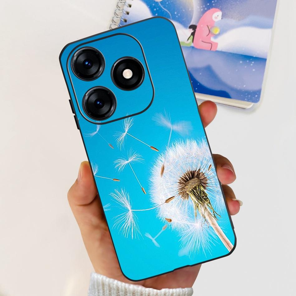 Phone Case For Tecno Spark 10 10C 2023 Fashion Flower Cat Butterfly Soft Silicone TPU Cases For Tecno Spark10 Spark10c KI5q KI5k