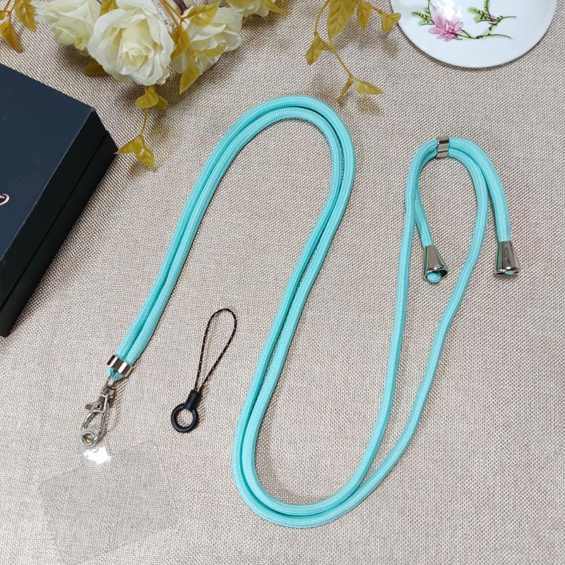 Retractable and Adjustable Anti-Lost Mobile Phone Lanyard with Neck and Crossbody Options