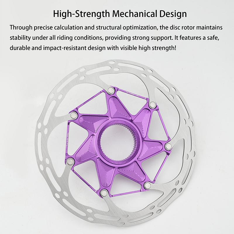 RIRO Center Lock Bike Disc 140MM 160MM  Brake Rotor Floating Structure Disc High Strength Heat- dissipation Bike Brake Rotor