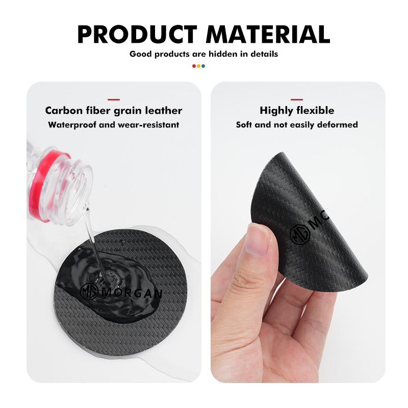 Car Drink Bottle Hoder Mat Sift-proof Protector Pad For MG ZS GS 3 6 5 7 Morgan HS ZS ZX Gundam