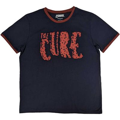 The Cure - Logo - Tmavě modré ringer tričko Unisex tričko