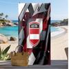 Österreich Fußball Druck Strandtuch Schnelltrocknend Super Saugfähig Weiches Badetuch zum Schwimmen Strand Reisen Fan Souvenir Geschenk