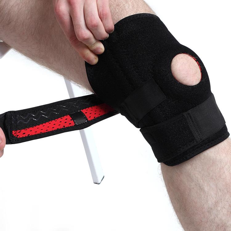 Summer Anti-Slip Knee Pads with Four Springs for Outdoor Sports and Cycling