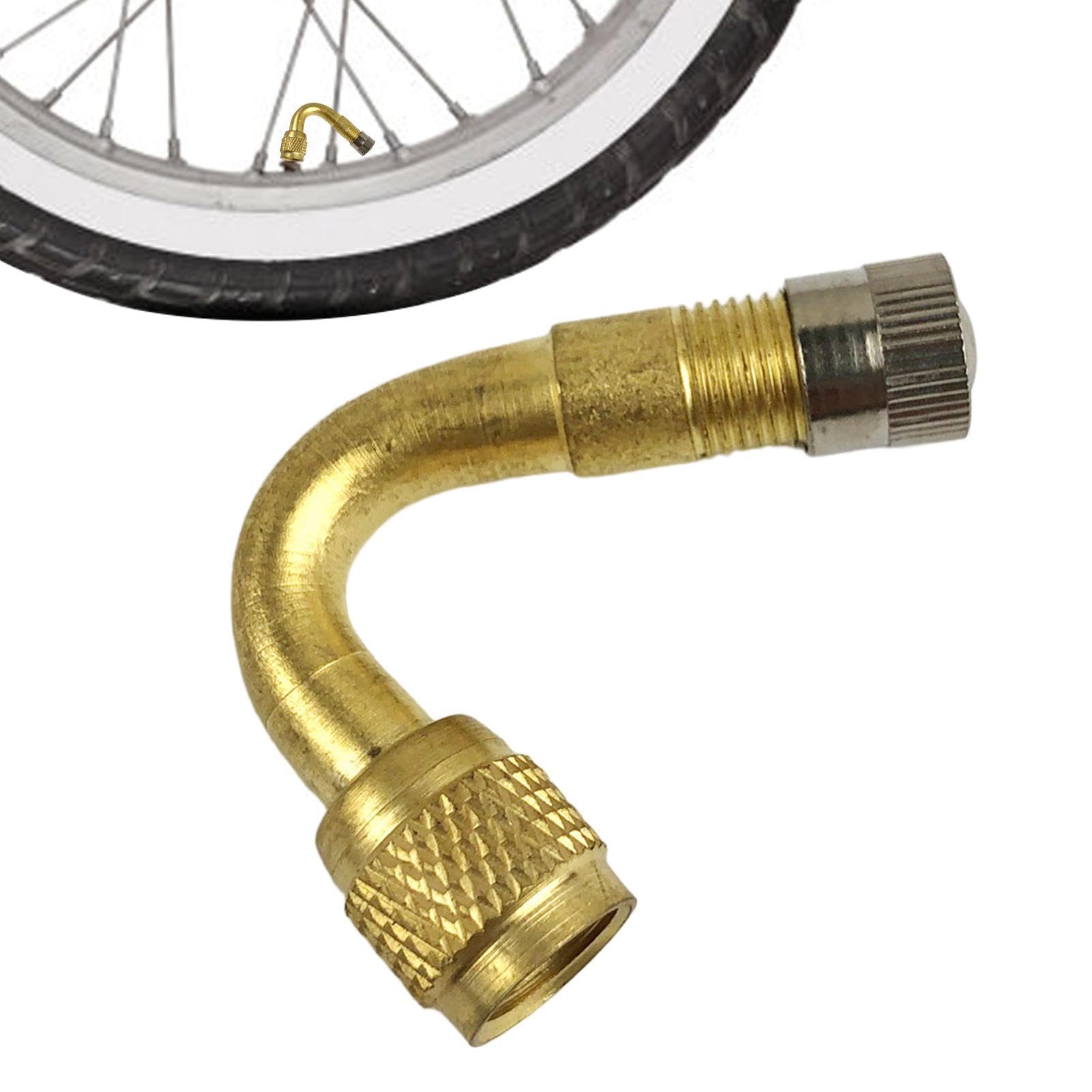 

Car Wheel Valve Adapter, 90 Degree Bend Car Tire Valve Adapter Bike Tire Extension Please refer to the description