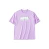 Anta Lifestyle Series Logo Print Casual Letter Short Sleeve T-Shirt Unisex Tops Light-Pink Purple 152328133-3