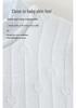 Newborn Quilted Three-Layer Pajama Set: High-Waist, Partial Opening Belly Protection Top & Pants for Autumn