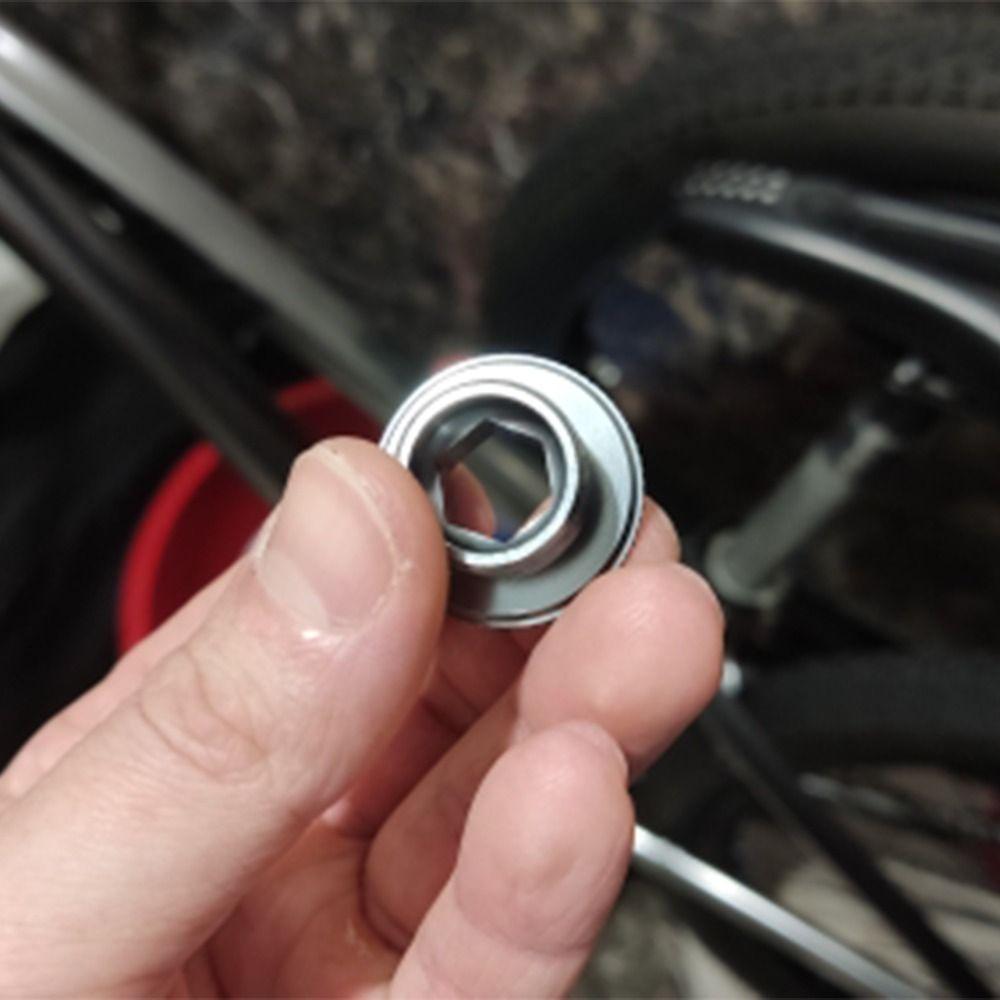 Crank Bicycle Crankset Nut Bike Crank Arm Fixing Bolt Bike Crank Cover Screw Crank Bolt Cover