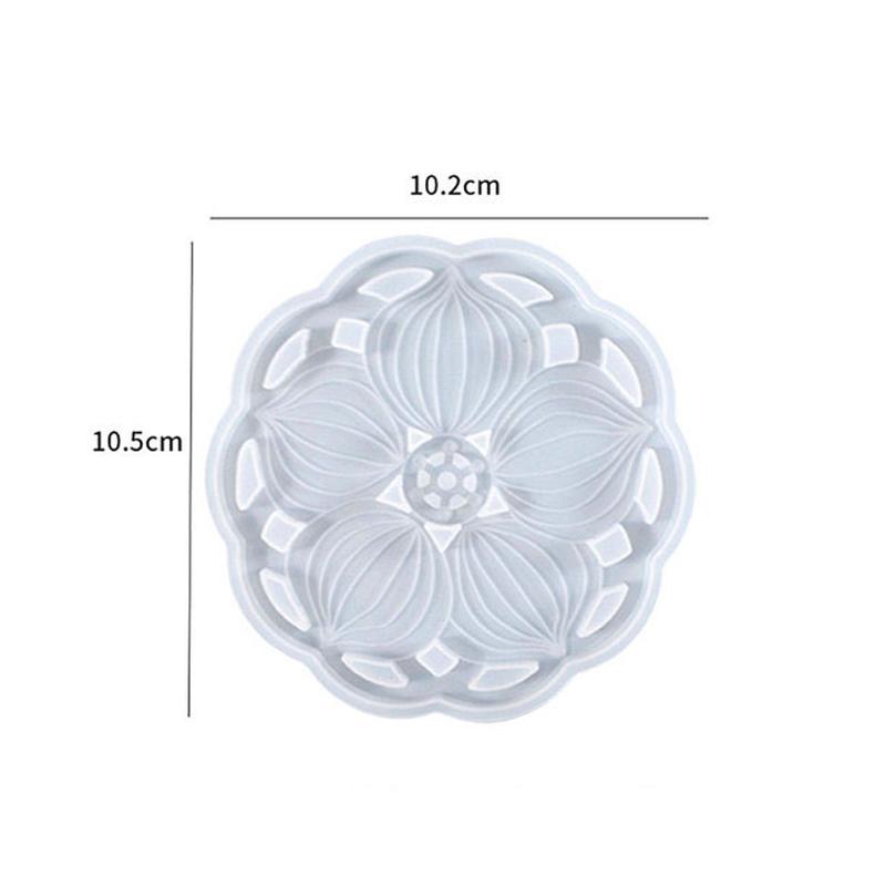 Mould DIY Crystal Resin Hollow Snowflake Heat-Resistant Coaster Mold Snowflake Hanging Ornament Christmas Series Silicone Molds