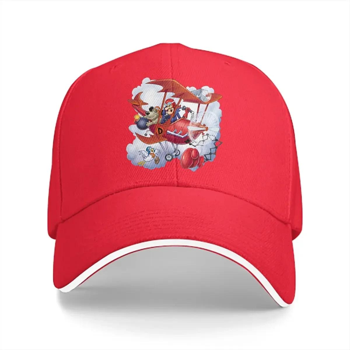 Wacky Races Multicolor Hat Peaked WoUnisexs Cap Cartoon Personalized Visor Protection Hats One Size