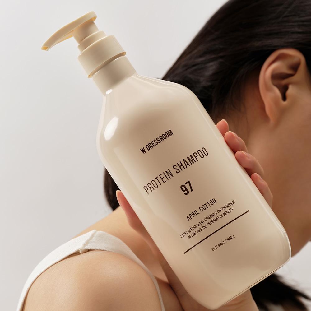 W.DRESSROOM Shampooing Protéiné 97 April Cotton 1000g
