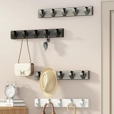 Aluminium Unsichtbarer Klapphaken Kreativer Haken Handtasche Tragehaken Hängende Handtuch Klapphaken Wandhaken Rack Für Kleidung Wandbehang