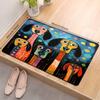 1Pcs Anti Fatigue Kitchen Rugs Playful Puppy Print Waterproof Non-Slip Thick Cushioned Kitchen Mat Heavy Duty Comfort Standing Mat forKitchen Bathroom