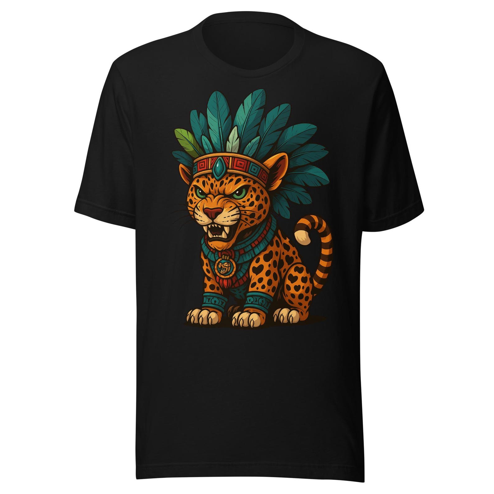 Aztec Jaguar Unisex t-shirt XL