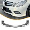 Para Mercedes Benz Clase E W207 C207 Coupé 2009-2012 Labio Divisor Spoiler Delantero Negro Mate Brillante Aspecto Fibra de Carbono