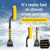 Multifunctional Car Snow Shovel Winter Ice Scraper Brush Tool - Easy Snow Removal for Vehicle