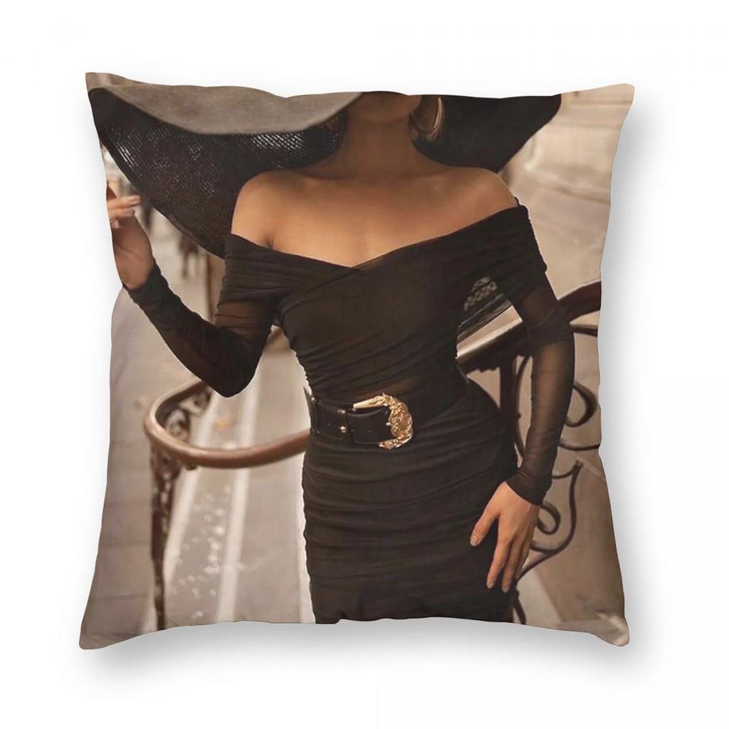 Absolutely Fabulous Darling Square Pillowcase Polyester Linen Velvet Creative Zip Decorative Home Cushion Cover X