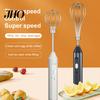 Rechargeable Milk Frother Electric Handheld Egg Whisk Mixer 3-Speed Control Cordless Kitchen Fast Portable Hand Mini for Cooking