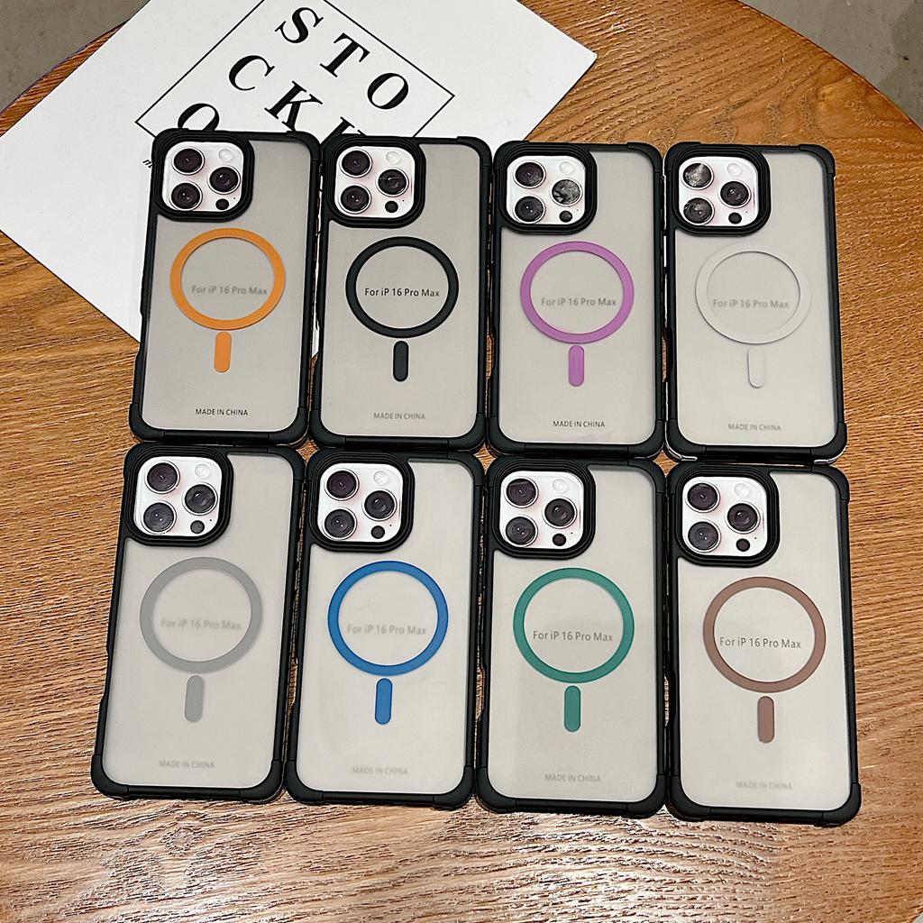 Apple 15 Magnetic Protective Case for Anti Drop At The Four Corners of IPhone16ProMax Phones