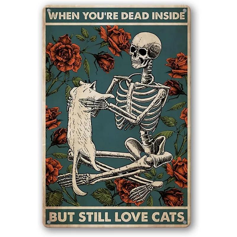 Choose Something Fun Skull Metal Tin Signs Posters Plate Wall Decor for Garage Bars Man Cave Cafe Clubs Retro Posters Plaque