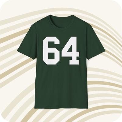 Jerry Kramer #64 Green Bay Packers Jersey Unisex T-shirt - Front & Back Print