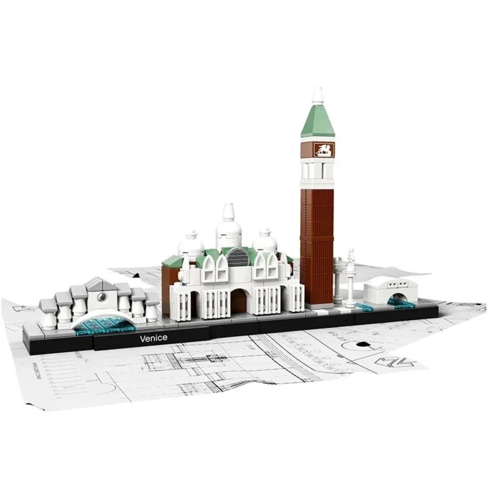 Verfügbare neue Produkte 21044 21043 21047 21051 21028 21026 21027 Bausteine Spielzeug für Erwachsene und Kinder Kunst Heimdekoration white