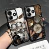 Zestaw perkusyjny Muzyka Rockowa Posrebrzane Etui na Telefon Dla Xiaomi Redmi Note 14 15 Pro Plus 13 12 11 11S 11T 10 9S 9 5G Odporne na Upadki Pokrowiec z Poduszką Powietrzną
