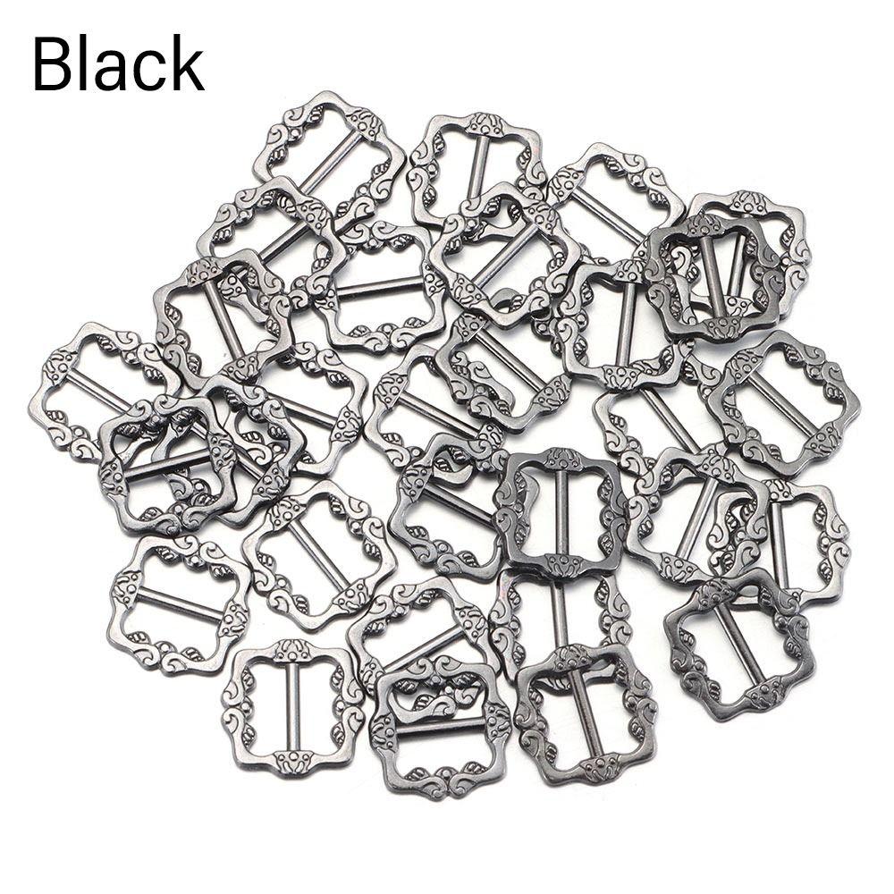 

30 шт. Новейшие 9 мм Мини Сверхмаленькие Трехщелевые Пряжки для Ремня Пряжки для Сумок Кукол Пуговицы для Кукол Сделай Сам Аксессуары для Одежды и Обуви Кукол чёрный